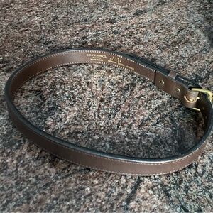 NWOT Filson 1 1/4” Double Bridle Leather Brown Belt